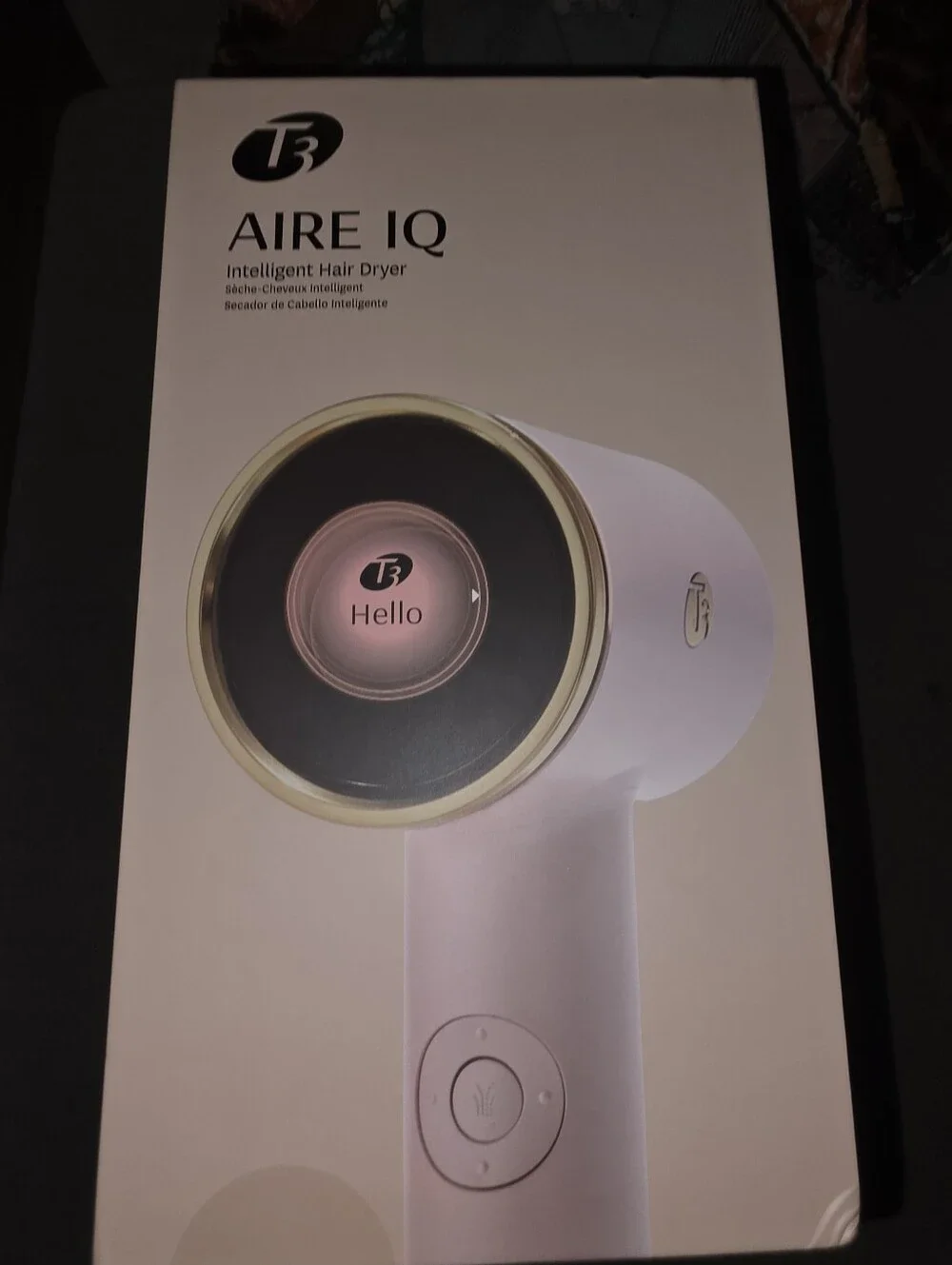 T3 FIRE! NIB! The Aire IQ Intelligent Hair Dryer in Satin Blush. R2S!